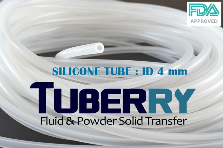 สายยางซิลิโคนฟู้ดเกรด ID 4 mm