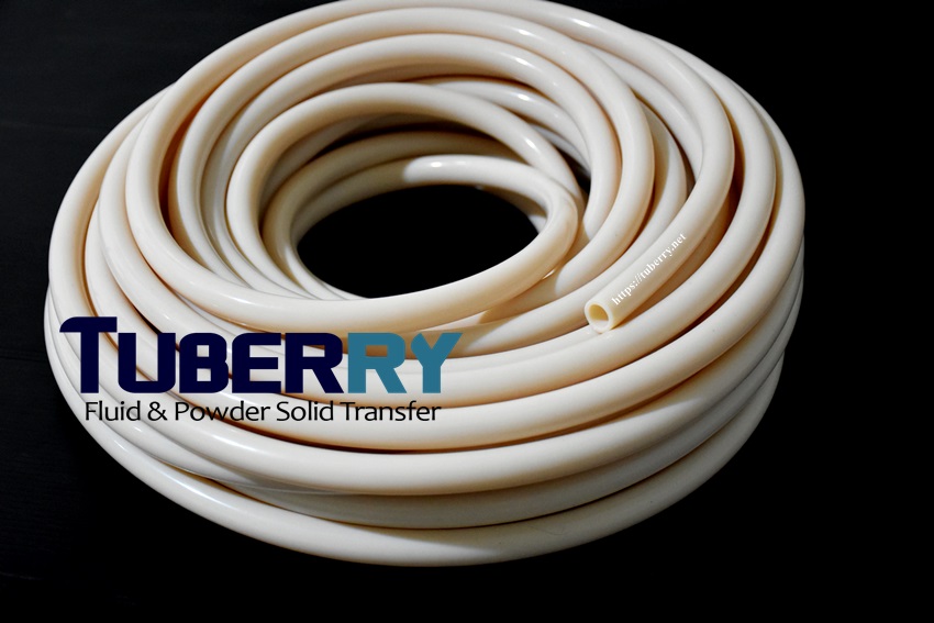 รับผลิตท่อยางซิลิโคนสีครีมทนความร้อนสูง 315 C