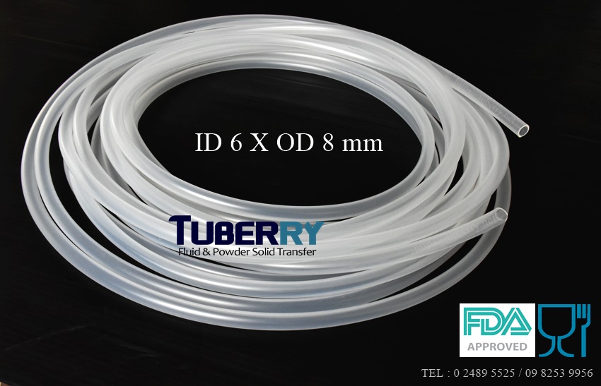 ท่อยางซิลิโคนฟู้ดเกรด สำหรับน้ำดื่ม ไม่มีกลิ่น ID 6 X OD 8 mm.JPG